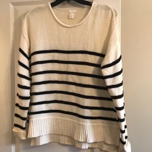 Black and white striped sweater!
